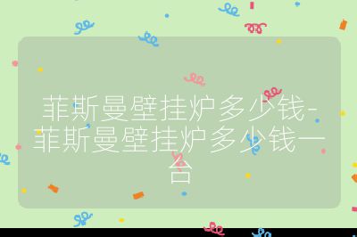 菲斯曼壁掛爐多少錢-菲斯曼壁掛爐多少錢一臺
