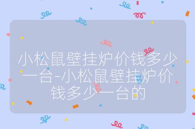 小松鼠壁掛爐價錢多少一臺-小松鼠壁掛爐價錢多少一臺的