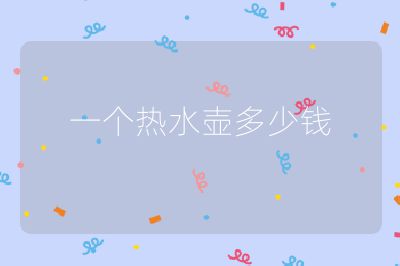一個熱水壺多少錢