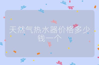 天然氣熱水器價(jià)格多少錢一個(gè)