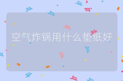 空氣炸鍋用什么墊紙好