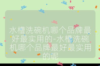 水槽洗碗機(jī)哪個(gè)品牌最好最實(shí)用的-水槽洗碗機(jī)哪個(gè)品牌最好最實(shí)用的呢