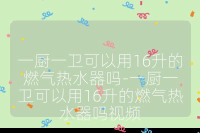 一廚一衛(wèi)可以用16升的燃氣熱水器嗎-一廚一衛(wèi)可以用16升的燃氣熱水器嗎視頻