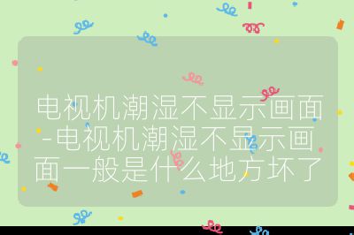 電視機(jī)潮濕不顯示畫面-電視機(jī)潮濕不顯示畫面一般是什么地方壞了
