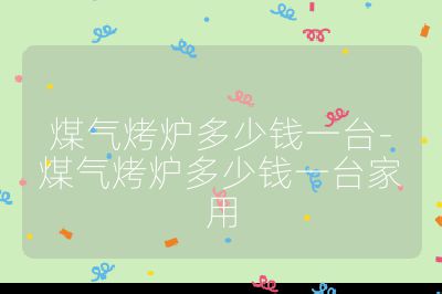 煤氣烤爐多少錢一臺-煤氣烤爐多少錢一臺家用