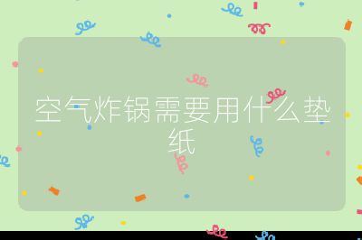 空氣炸鍋需要用什么墊紙