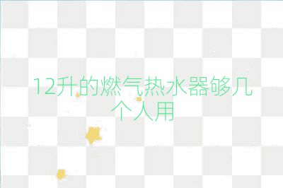 12升的燃?xì)鉄崴鲏驇讉€(gè)人用