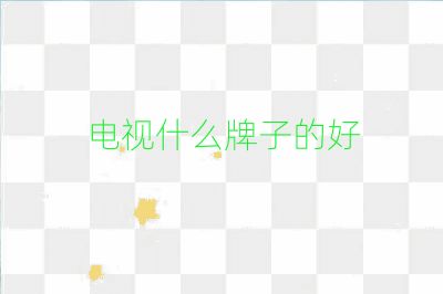 電視什么牌子的好