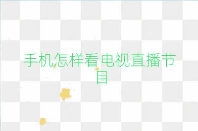 手機(jī)怎樣看電視直播節(jié)目